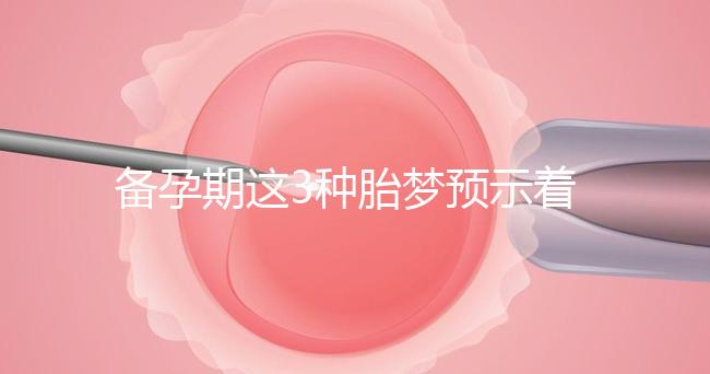 備孕期這3種胎夢預示著貴子降臨，想懷兒子有福利了